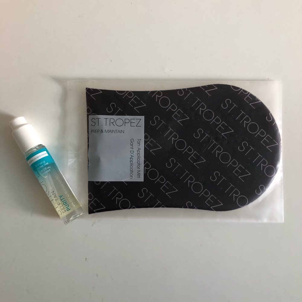 St. Tropez Self Tan Purity Water Gel and Mitt
